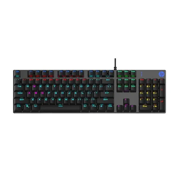 HP Gk400F Mechanical USB Gaming Keyboard - Green Apple Compunet