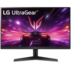 LG 24GS60F 24″ Inches Ultragear™ FHD IPS Gaming Monitor, 1ms (GtG), 180Hz, HDR10,FPS Counter, NVIDIA G-SYNC Compatible, AMD FreeSync, HDMI, DP, Headphone Out, virtually Borderless with Tilt (Black)