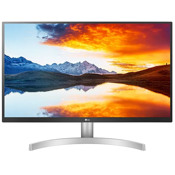 LG 27UL500-W 68.58 cm (27 inch) 4K-UHD (3840 x 2160) HDR 10 Monitor (Gaming & Design) with IPS Panel, HDMI x 2, Display Port, AMD Freesync – 27UL500 (Silver Stand with White Body) - Green Apple Compunet
