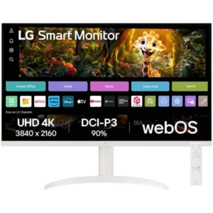 LG 32SR75U 32″ 4K UHD (3840 x 2160</span> Smart Monitor with Steaming TV (White</span>