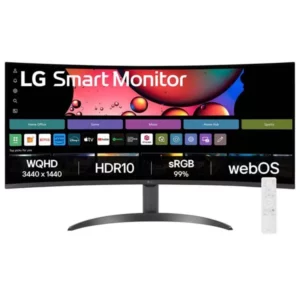 LG 34SR60QC 34″ WQHD (3440×1440</span> Curved (1800R</span> UltraWide 21:9 Smart Monitor (Black</span>