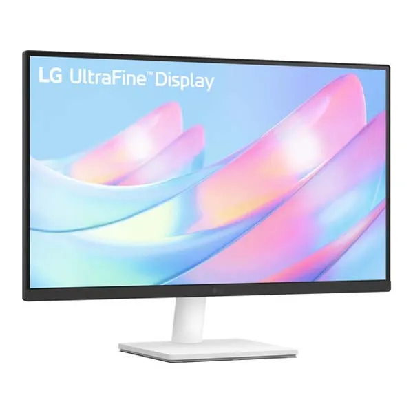 LG UltraFine 27US500-W 27″ 4K HDR Monitor (White) - Green Apple Compunet