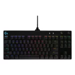 Logitech G Pro Gaming Keyboard GX Blue Clicky Switches (Black)