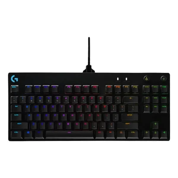 Logitech G Pro Gaming Keyboard GX Blue Clicky Switches (Black) - Green Apple Compunet