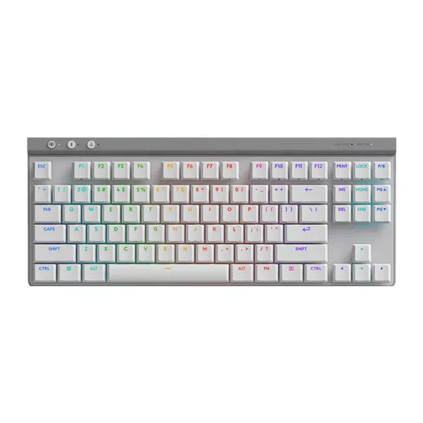 Logitech G515 LIGHTSPEED TKL Low Profile Wireless Gaming Keyboard (White) - Green Apple Compunet