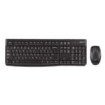 Logitech MK120 Wired USB Keyboard and Mouse Combo (Black)