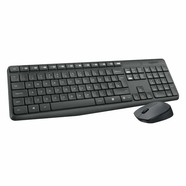 Logitech MK235 Wireless Keyboard and Mouse Combo - Green Apple Compunet