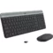 Logitech MK470 Slim Wireless Keyboard and Mouse Combo (Black) - Green Apple Compunet