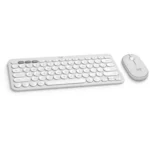 Logitech Pebble 2 Wireless Keyboard and Mouse Combo For Mac (White)