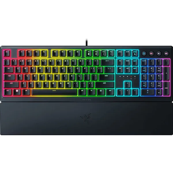 RAZER ORNATA V3 Chroma RGB Mecha-Membrane Gaming Keyboard - Green Apple Compunet