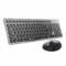 Portronics Key7 Combo Wireless Keyboard & Mouse Set with 2.4 GHz USB Receiver, 10m Working Range, 12 Shortcut Keys, Adjustable DPI, 10 Million Key Life & Click Life for PC, Laptop, Mac – Black + Grey - Green Apple Compunet
