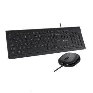 Portronics Keytonic Keyboard and Mouse Combo with USB Cable, 12 Function Shortcut Keys, Full-Sized Keyboard, High-Precision Mouse, for PC, Laptop (Black</span>