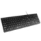 Portronics Ki-Pad 2 USB Wired Keyboard with 104 Keys, Dual Color Chicklet Keys, Rupee Symbol (₹) Key, Noiseless Typing, 1.5 m Long Cable, 10 Million Keystrokes Long Life for PC, Laptop & USB-Supported Devices (Black) - Green Apple Compunet
