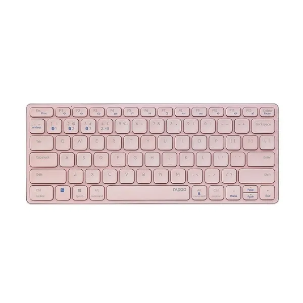 Rapoo E9050G Multi-mode Wireless Keyboard (Pink) - Green Apple Compunet