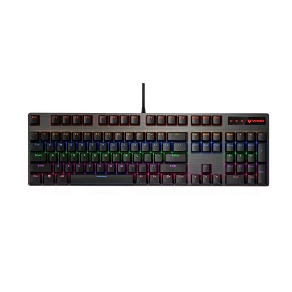 Rapoo V500 Pro Mechanical Gaming Keyboard (Black) - Green Apple Compunet