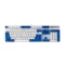 Rapoo V500PRO Mechanical Gaming Keyboard (White and Blue) - Green Apple Compunet