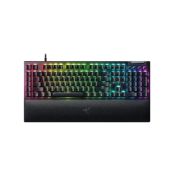 Razer BlackWidow V4 Mechanical Gaming Keyboard With Yellow Switches - Green Apple Compunet