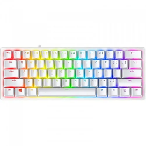 Razer Huntsman V3 Pro Mini White Edition Analog Optical Gaming Keyboard - Green Apple Compunet