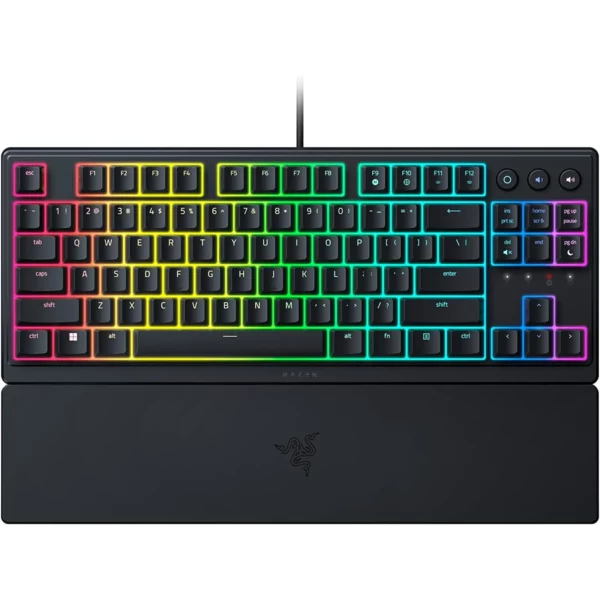 Razer Ornata V3 Tenkeyless Low Profile Gaming Keyboard - Green Apple Compunet