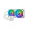 Thermaltake TH240 ARGB Sync Snow Edition AIO Liquid Cooler – White - Green Apple Compunet