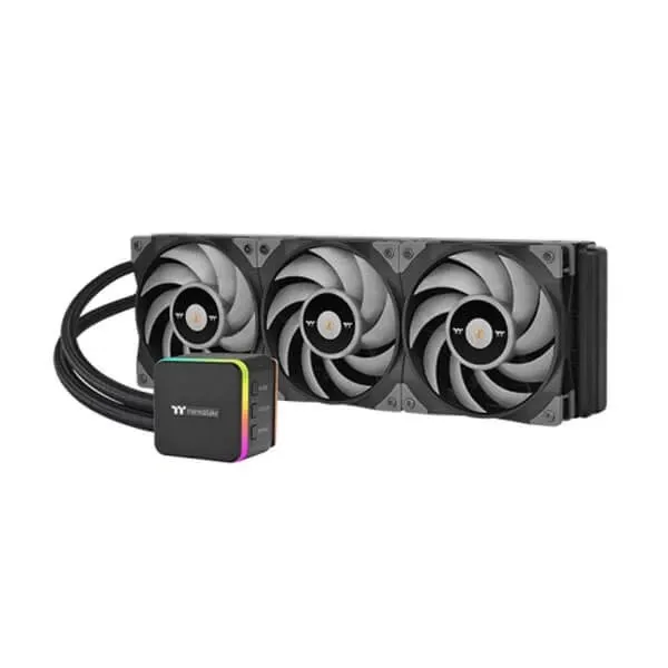 Thermaltake TOUGHLIQUID 360 TRX40 360mm ARGB CPU Liquid Cooler with Rotational LCD Display - Green Apple Compunet