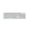 Coconut Hurricane 104 Keys Wired Gaming Keyboard (White) - Green Apple Compunet