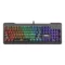 Coconut Storm Mechanical 104 Keys Wired Gaming Keyboard, Rainbow Backlighting, All Anti-Ghosting Keys (Black) - Green Apple Compunet