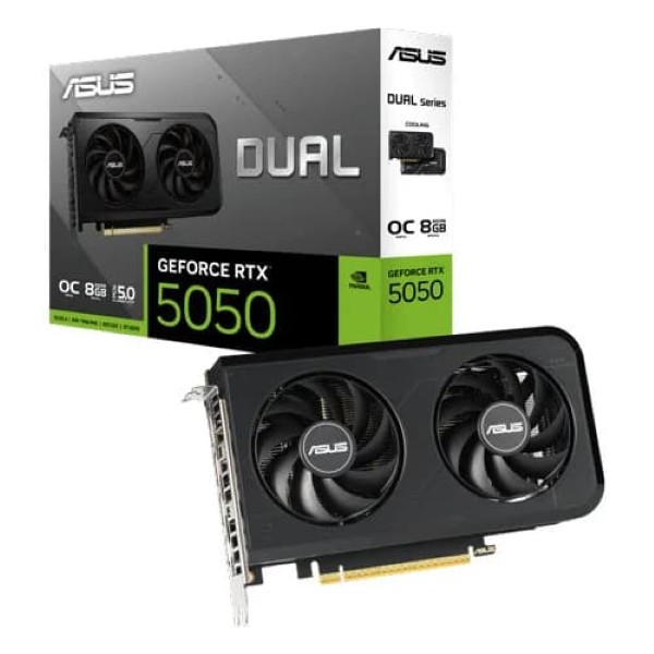 Asus Dual RTX 5050 OC 8GB GDDR6 Graphics Card - Green Apple Compunet