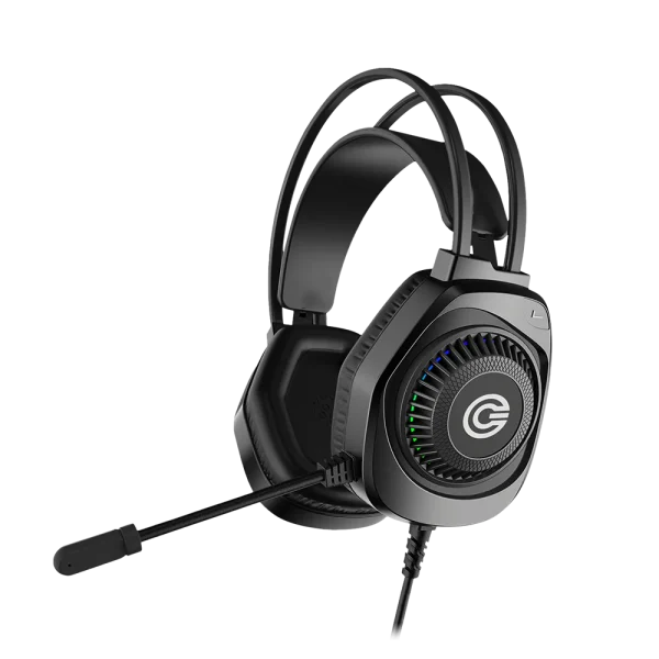 Circle Aura Warrior Wired Gaming Over-Ear Headphones - Green Apple Compunet
