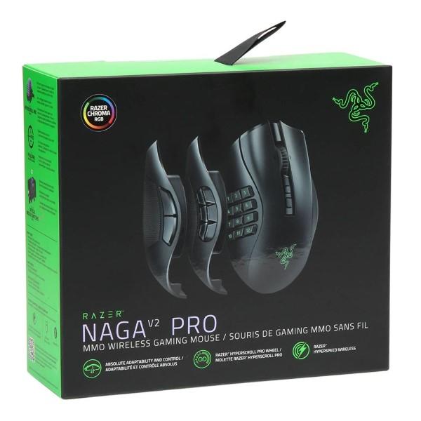 Razer Naga V2 Pro Wireless Gaming MMO Mouse - Green Apple Compunet