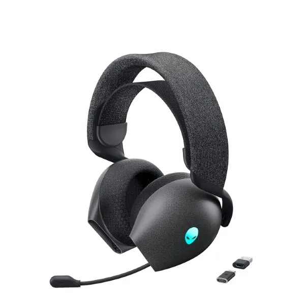 Alienware AW720H Dual-Mode Wireless Gaming Headset Dark Side of the Moon - Green Apple Compunet