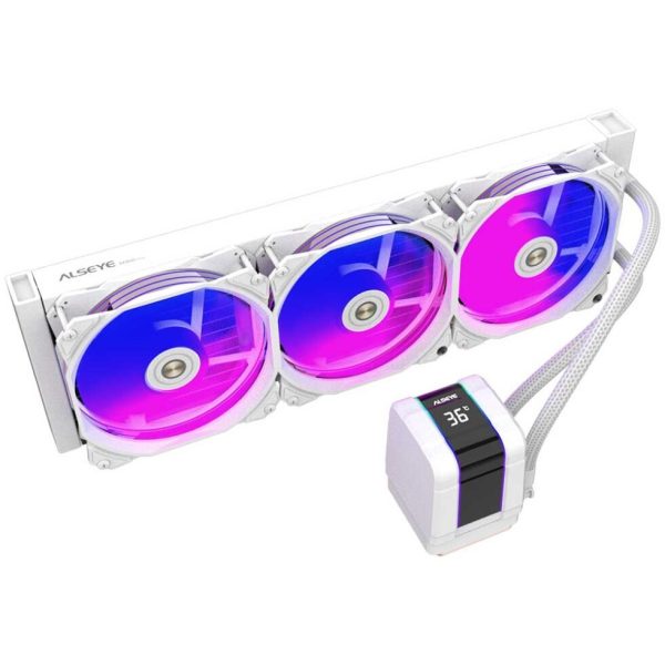Alseye M360 PLUS II ARGB CPU Liquid Cooler (White) - Green Apple Compunet