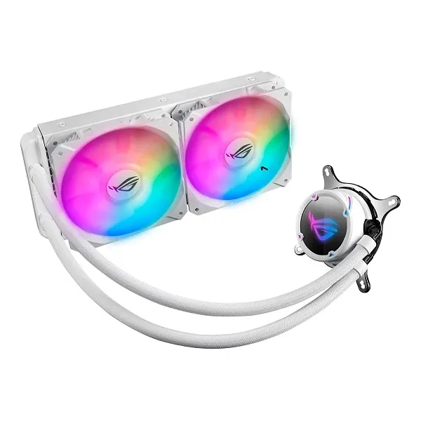 Asus ROG Strix LC 240 RGB White Edition CPU Liquid Cooler - Green Apple Compunet