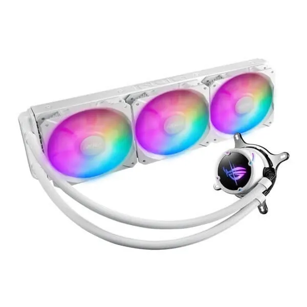 Asus ROG Strix LC II 360 ARGB White Edition CPU Liquid Cooler - Green Apple Compunet