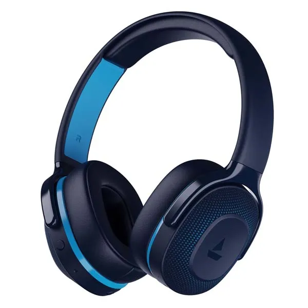 Boat Rockerz 425 Bluetooth Wireless Over Ear Headphones with Mic (Oceana Blue) - Green Apple Compunet