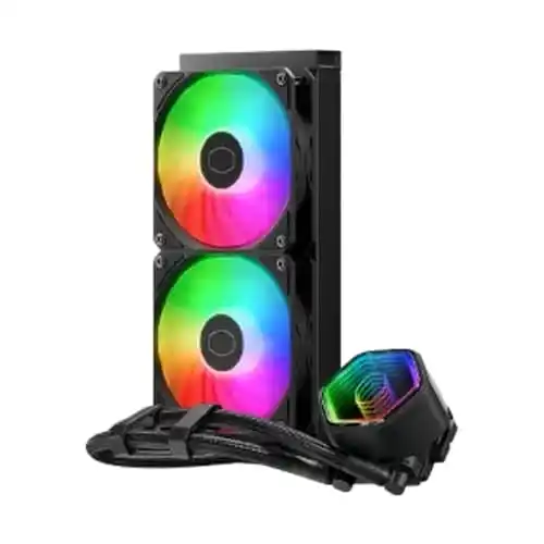 COOLER MASTER MasterLiquid 240 Core II ARGB CPU Liquid Cooler - Green Apple Compunet