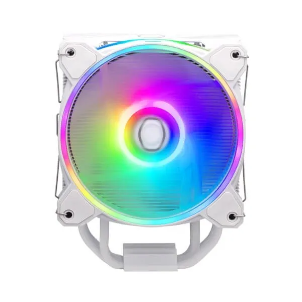 Cooler Master Hyper 212 Halo ARGB CPU Air Cooler (White) - Green Apple Compunet