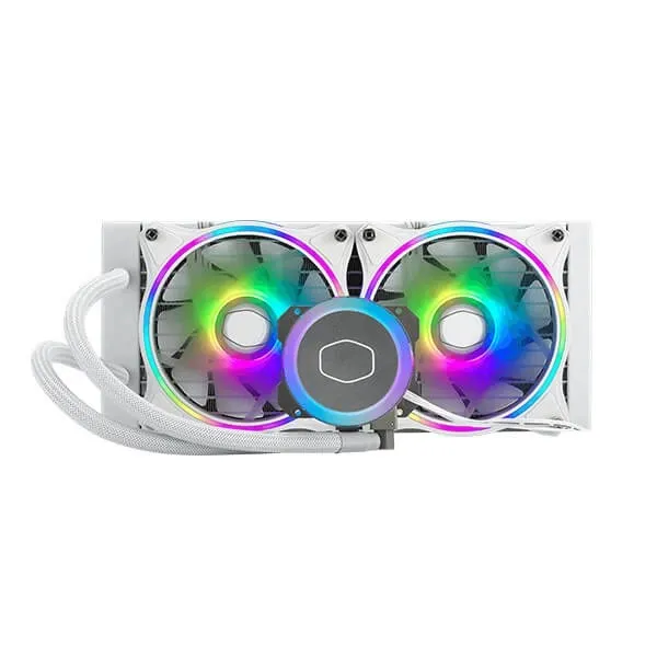 Cooler Master MasterLiquid ML240 Illusion ARGB White Edition CPU Liquid Cooler - Green Apple Compunet
