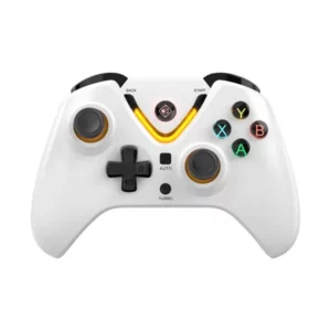 Cosmic Byte Ares Tri Mode Wireless, Bluetooth, Wired Controller, Hall Effect Joystick (White)