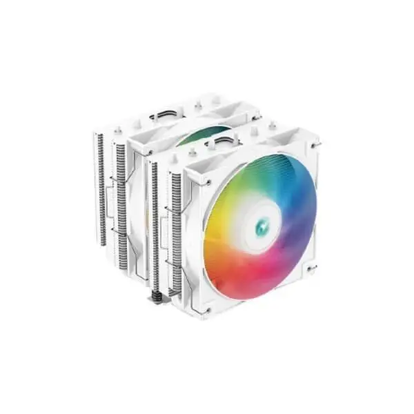 Deepcool Gammaxx AG620 WH ARGB Dual Tower CPU Air Cooler (White) - Green Apple Compunet