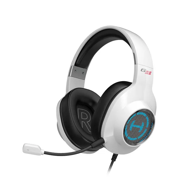 Edifier G2 II 7.1 Surround Sound Gaming Headphones (White) - Green Apple Compunet
