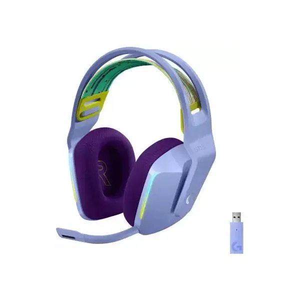 Logitech G733 Lightspeed RGB Gaming Headset – Lilac - Green Apple Compunet