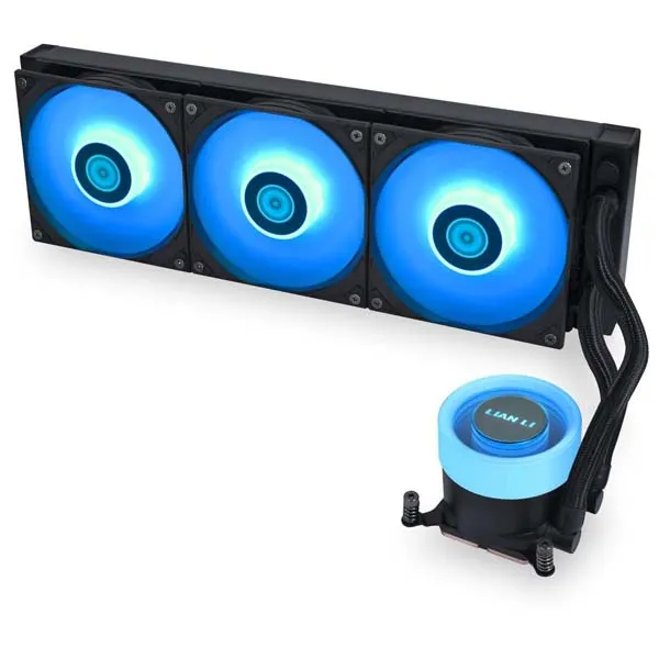 Lian Li GA II Lite 360mm RGB AIO Liquid Cooler Black (G89.GA2L36RB.IN) - Green Apple Compunet
