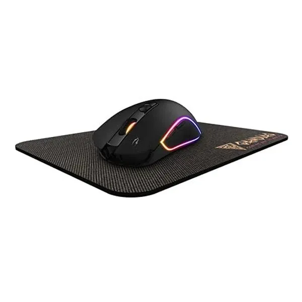 Gamdias ZEUS E3 RGB Mouse And NYX E1 Mouse Mat Combo - Green Apple Compunet