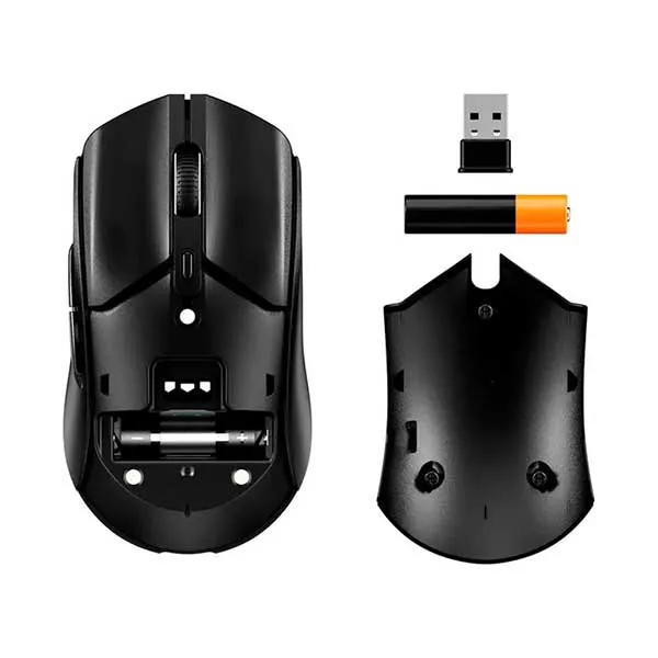 HYPERX Pulsefire Haste 2 Core Wireless Ambidextrous Gaming Mouse (8R2E6AA) (3200 DPI / 6 Macro Buttons) (Black) - Green Apple Compunet