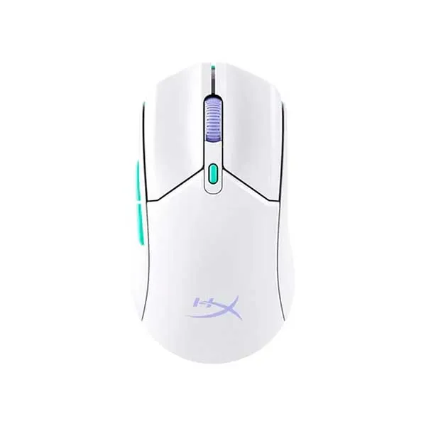 HYPERX Pulsefire Haste 2 Core Wireless Ambidextrous Gaming Mouse (8R2E7AA) (3200 DPI / 6 Macro Buttons) (White) - Green Apple Compunet