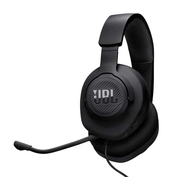 JBL Quantum 100M2 Wired Gaming Headphones (Black) - Green Apple Compunet
