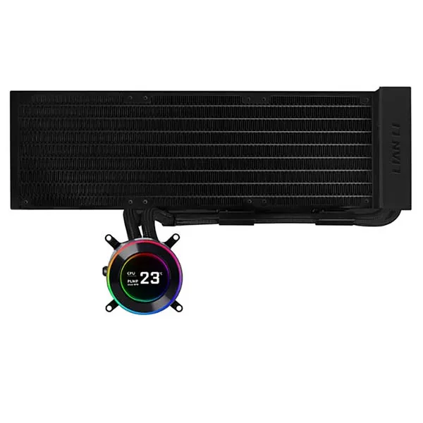 Lian Li Hydroshift II LCD-C 360N Fanless CPU Liquid Cooler (Black) - Green Apple Compunet