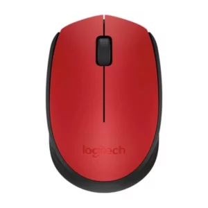 Logitech M171 Wireless Mouse (Red/Black)