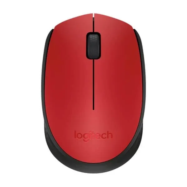 Logitech M171 Wireless Mouse (Red/Black) - Green Apple Compunet